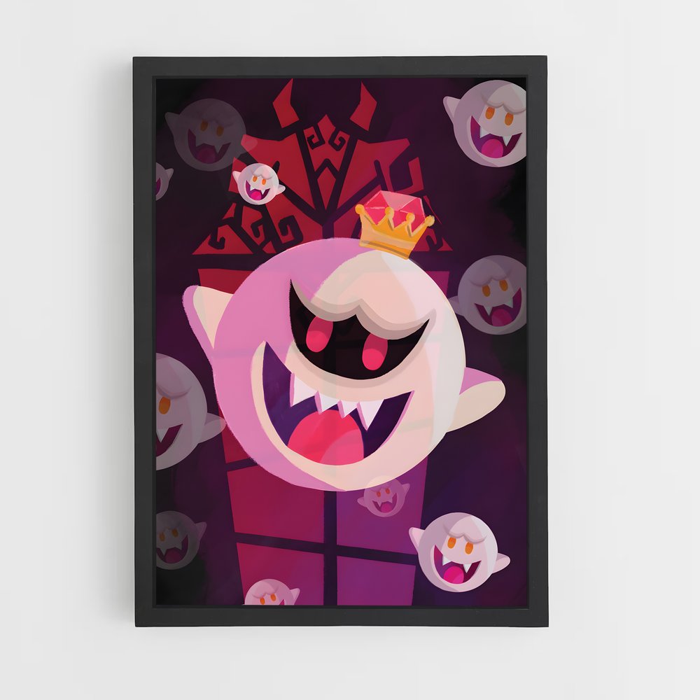 Poster Roi Boo – affiche Mario (vue 2)